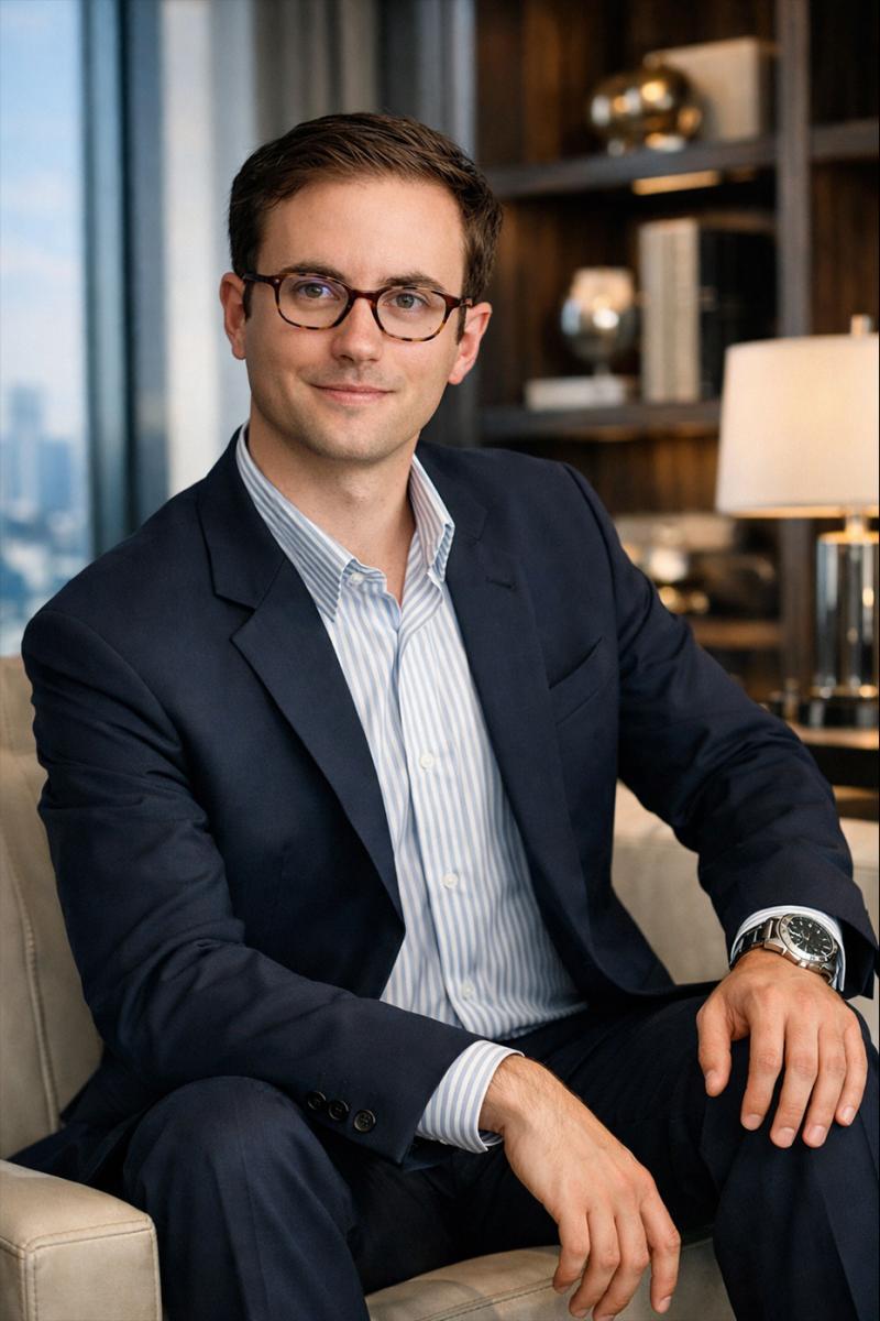 Rich Lewetzow, seated and smiling